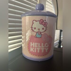 Hello Kitty Pink and Purple Ceramic Container